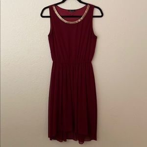 Burgundy Dress